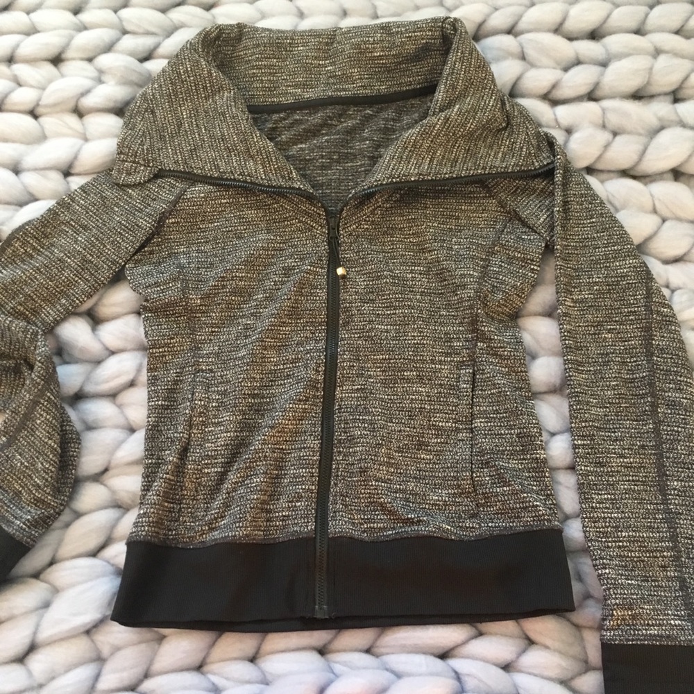 Lululemon zip front sweater